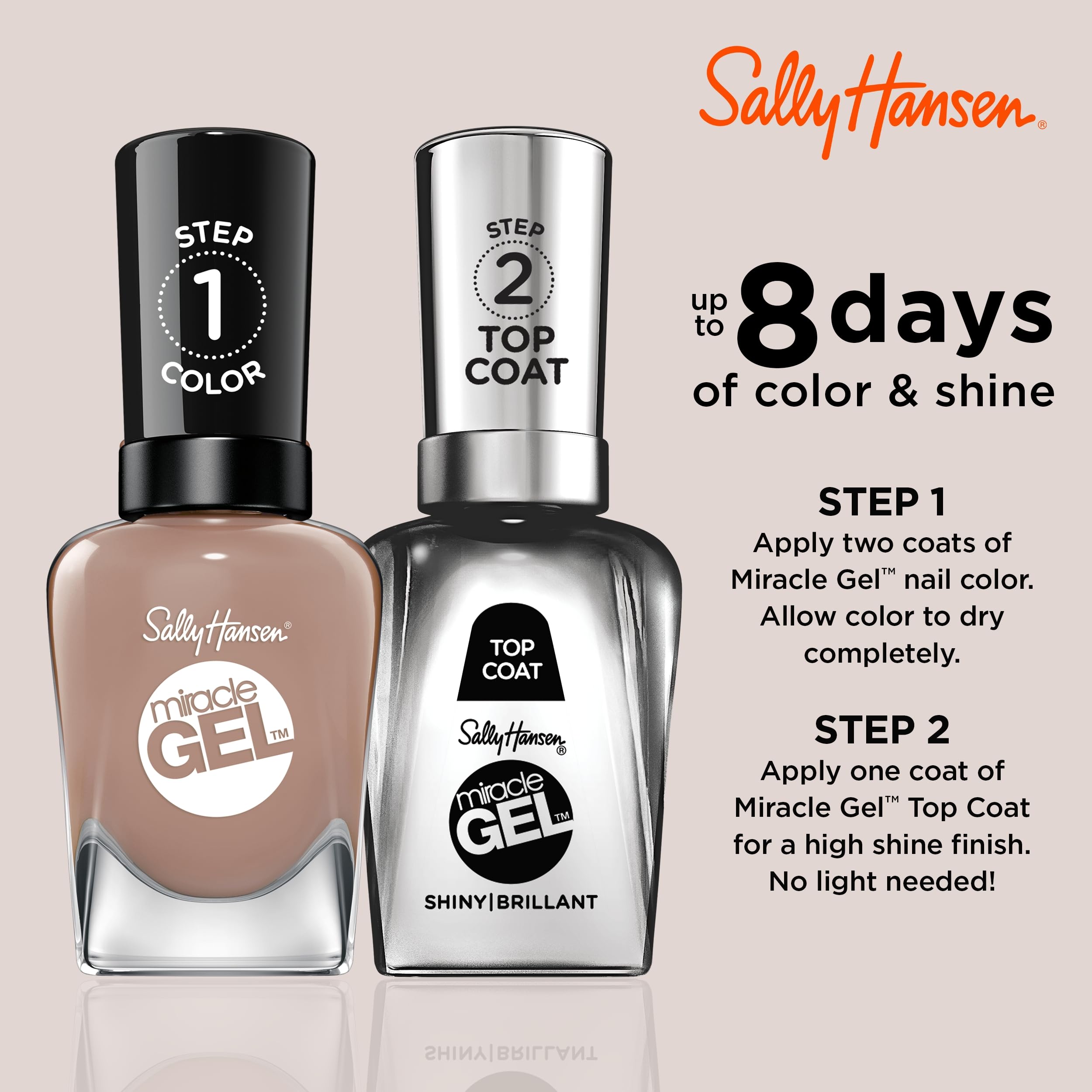 Amazon.com: Sally Hansen Miracle Gel Salon Quality Nail Polish